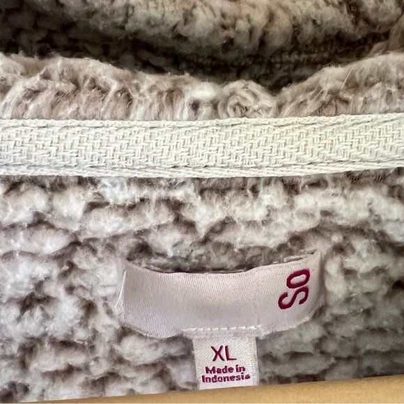 So Sherpa zip-up hoodie - Picture 3 of 8